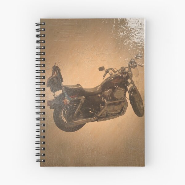 Item preview, Harley Sportster Motorcycle Antiqued Oil Painting designed and sold by RandP Walriven.