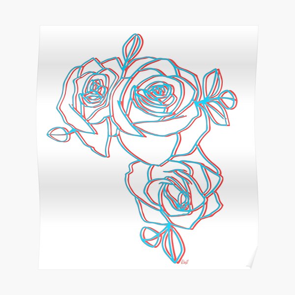 Halsey Roses Poster