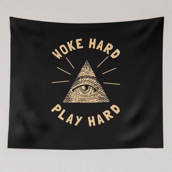 Item preview, Woke Hard Play Hard designed and sold by Yipptee Shirts.