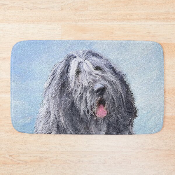 Item preview, Bergamasco Sheepdog Painting - Cute Original Dog Art designed and sold by alpendesigns.