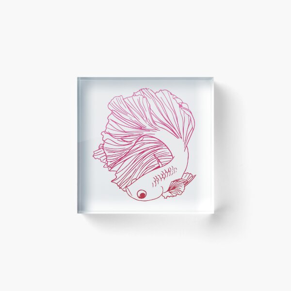 Item preview, pink betta designed and sold by morannewebb.