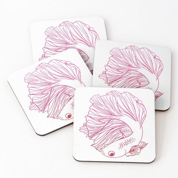Item preview, pink betta designed and sold by morannewebb.