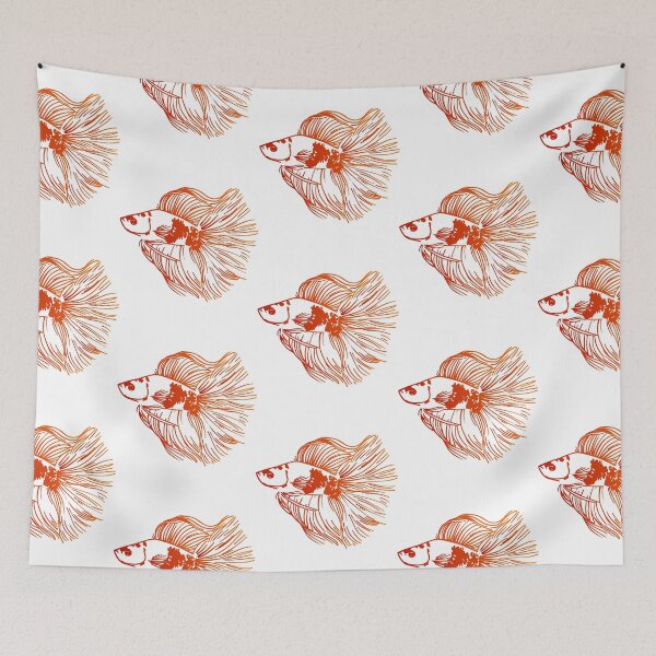 Item preview, orange betta designed and sold by morannewebb.