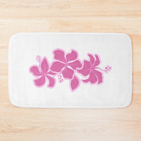 Item preview, Kailua Hibiscus Hawaiian Engineered Floral - Pink- Teal designed and sold by DriveIndustries.