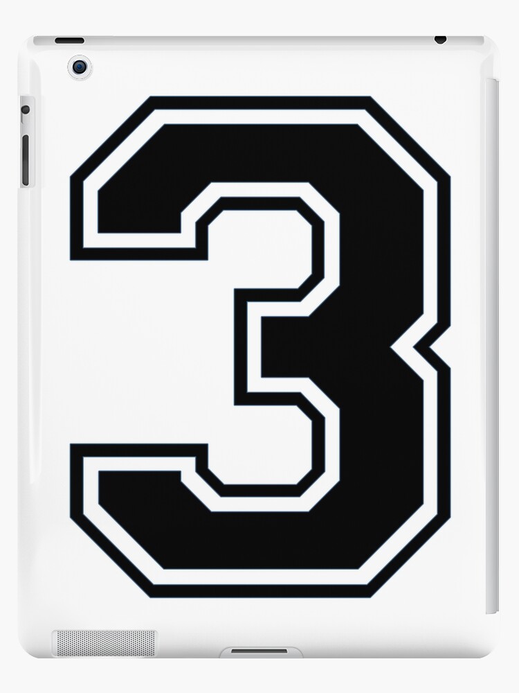 Varsity Team Sports Uniform Number #5 - Black Sticker for Sale by  RiplMedia
