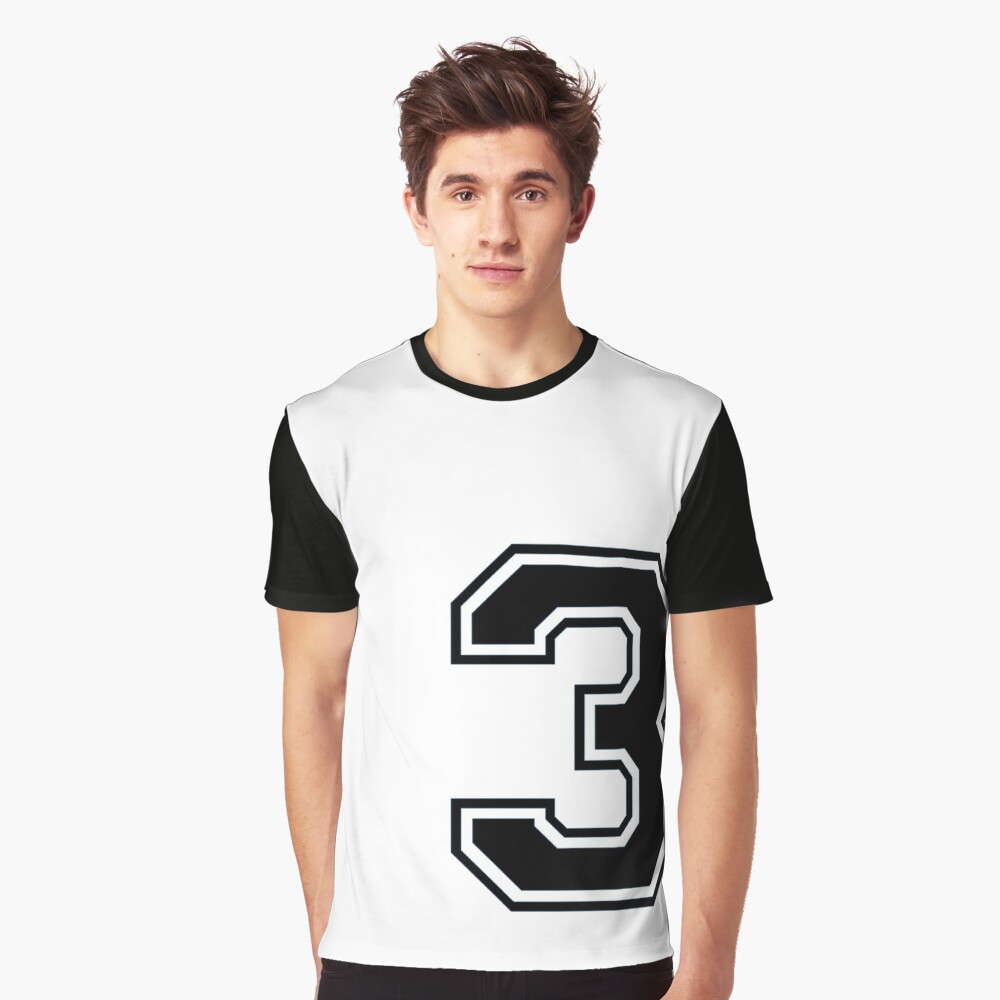 Number #3 Uniform Jersey T-Shirt