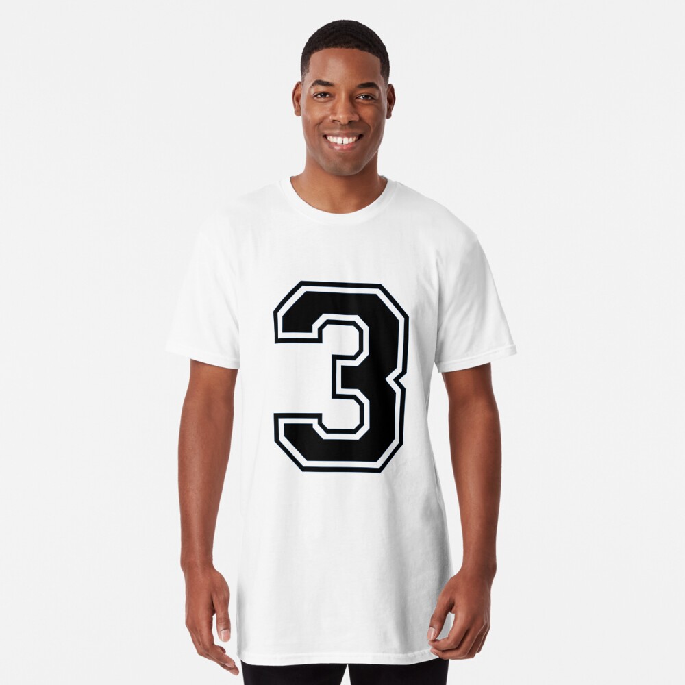 Number #3 Uniform Jersey T-Shirt