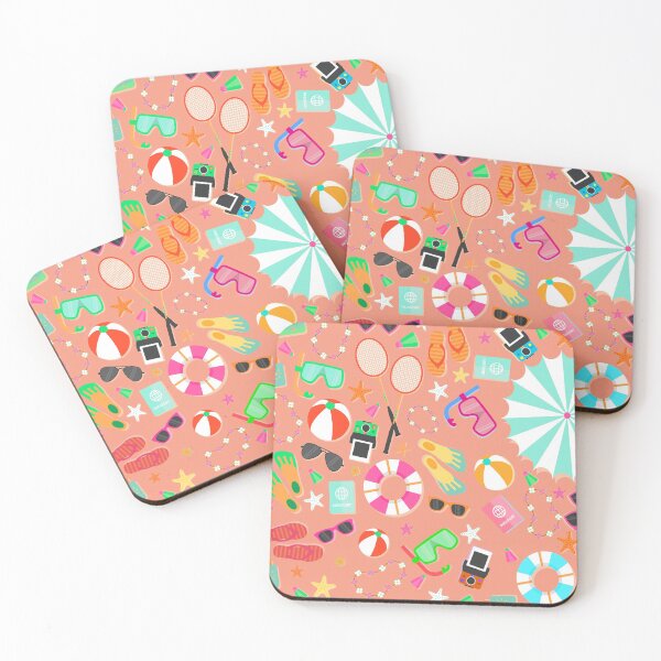 Item preview, Summer Beach Pattern Holidays Sunny designed and sold by Bebichic.