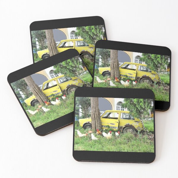 Item preview, Abandoned car on green grass. designed and sold by IaroslavB.