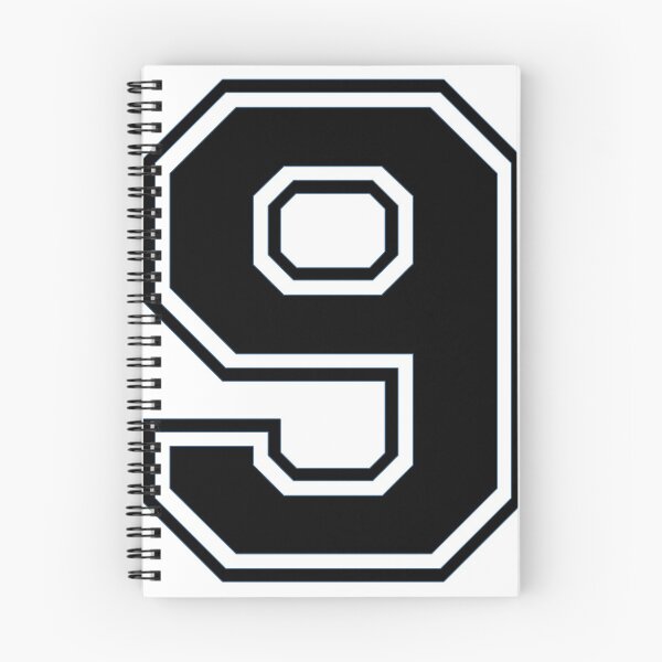 Item preview, Varsity Team Sports Uniform Number #9 - Black designed and sold by RiplMedia.