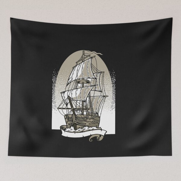 Item preview, Ship On The Seven Seas designed and sold by GraffitiBox.