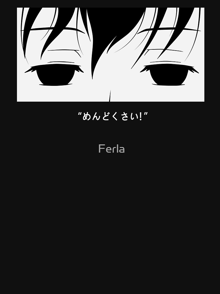 Lazy eyes anime Poster for Sale by Ferla