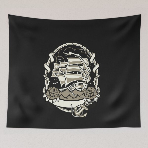 Item preview, Ships And Anchors designed and sold by GraffitiBox.