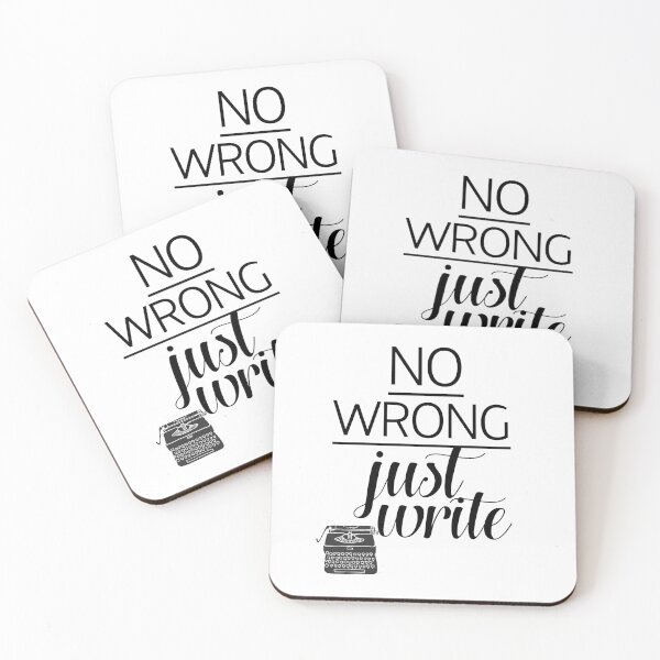 Item preview, No Wrong, Just Write designed and sold by TheWriteShoppe.