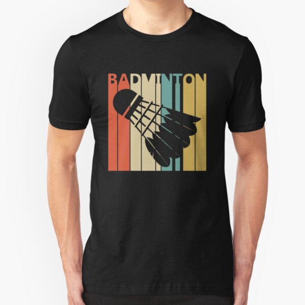 Vintage Badminton Slim Fit T-Shirt