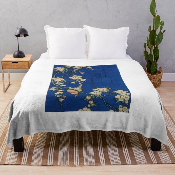Item preview, Weeping cherry and bullfinch, Hokusai designed and sold by UnRonin.
