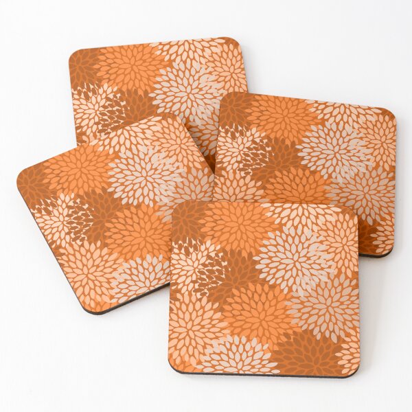 Item preview, Floral Pattern, Terracotta, Rust designed and sold by meggydesigns.
