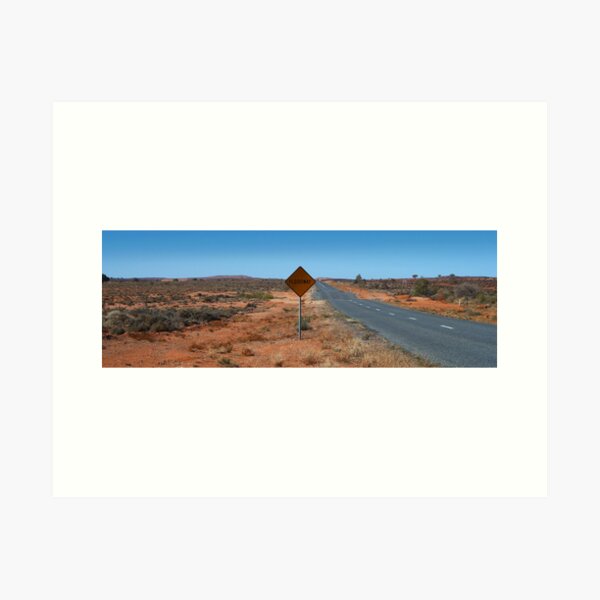 Flood warning Art Print