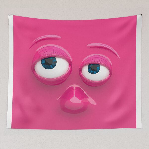 Item preview, Funny face pink designed and sold by lathspell.