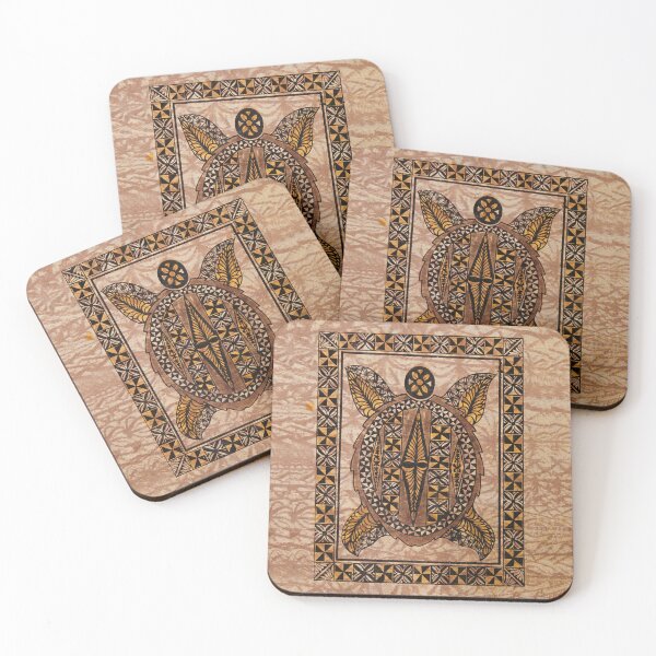 Item preview, Honu Primitive Hawaiian Tattoo Tapa designed and sold by DriveIndustries.