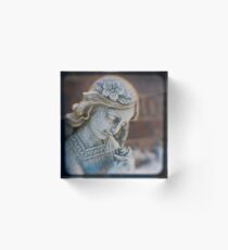 Angel Rose Acrylic Block