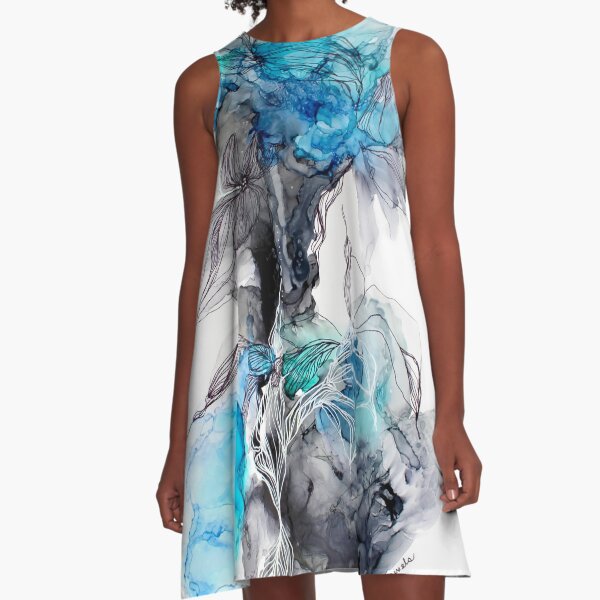 Unfinished nature A-Line Dress