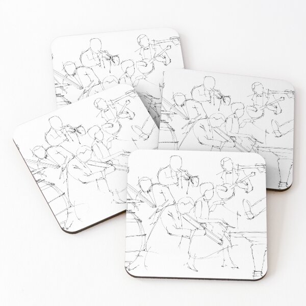 Item preview, Jazz Band Sketch. Duke and his piano designed and sold by drawspots.