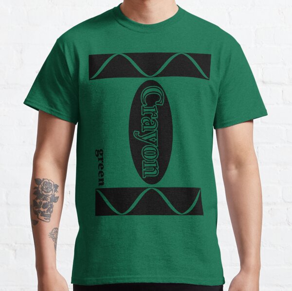 Green Crayon Box Halloween Costume Couple Group Classic T-Shirt