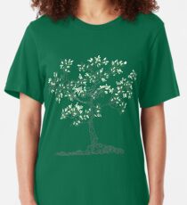 Leafy jewels clothing option 2 with color Slim Fit T-Shirt