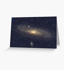 M31 Andromeda Galaxy Greeting Card