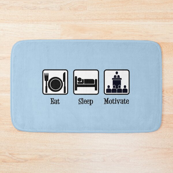 Item preview, Eat Sleep Motivate | Funny Motivational Speaker designed and sold by Epic Love Designs.