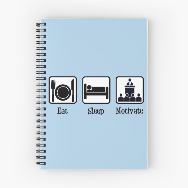 Item preview, Eat Sleep Motivate | Funny Motivational Speaker designed and sold by Epic Love Designs.
