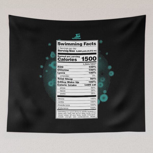 Item preview, Swim Facts Nutrition Workout designed and sold by twHistory.