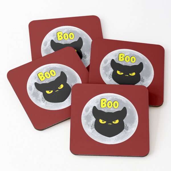 Item preview, Halloween Moon Boo Cat designed and sold by Willyboy16.