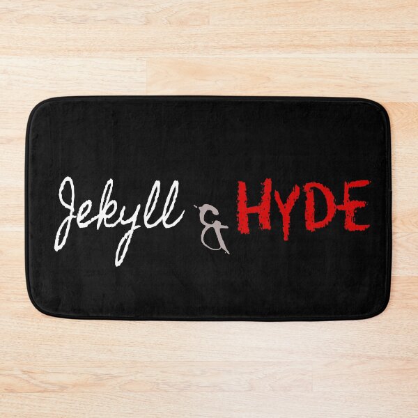 Item preview, Jekyll and Hyde (Text on Black) designed and sold by Vernen Ink.