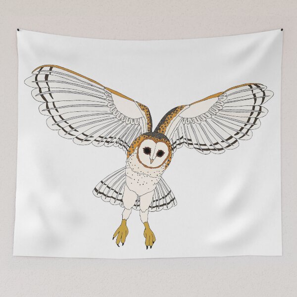 Item preview, Barn Owl designed and sold by nolessjess.