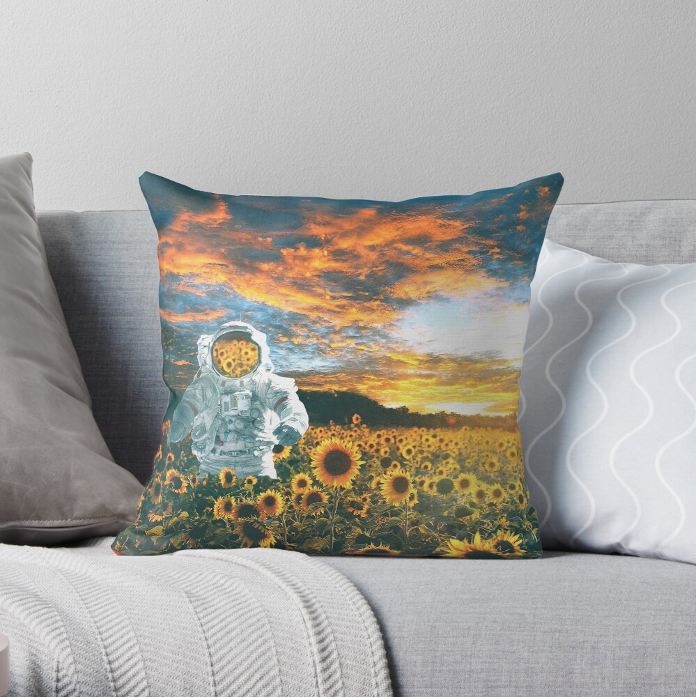 In a galaxy far, far away Throw Pillow