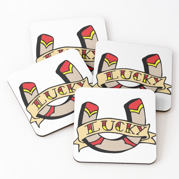 Item preview, Lucky Horseshoe - Colour Version - Traditional tattoo designed and sold by 86Gaz.