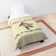 Borderlands Psycho "Strip The Flesh, Salt The Wound" 8-Bit Pixel Art Comforter