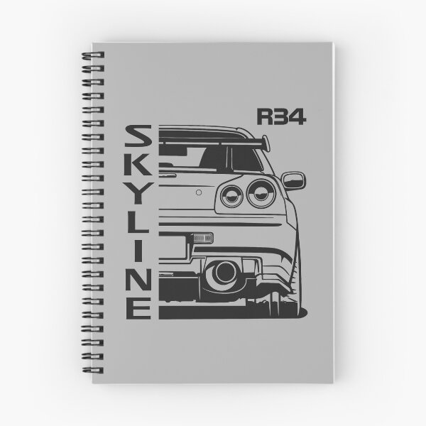Item preview, R34 Skyline GT-R - JDM - RB26 - Car Guys designed and sold by 365CarMods Official.