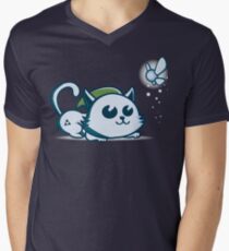Purty Link! T-Shirt mit V-Ausschnitt
