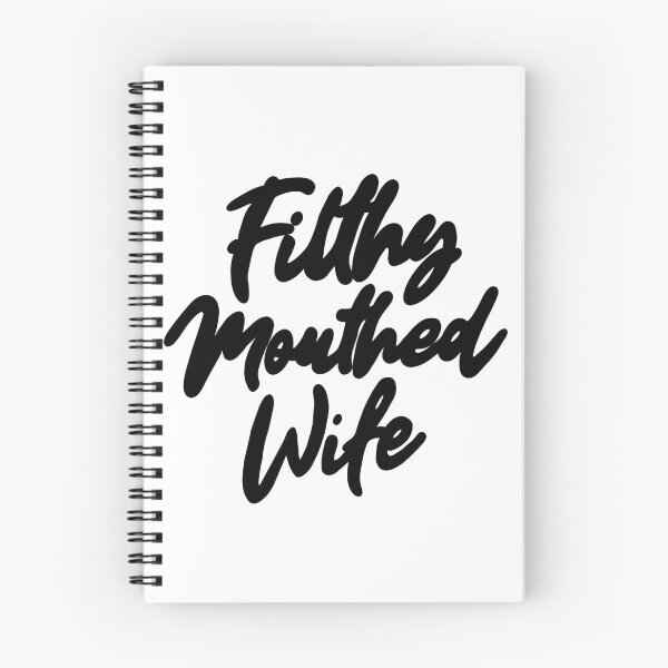 Item preview, Filthy Mouthed Wife Typography designed and sold by PrinceBreezi.