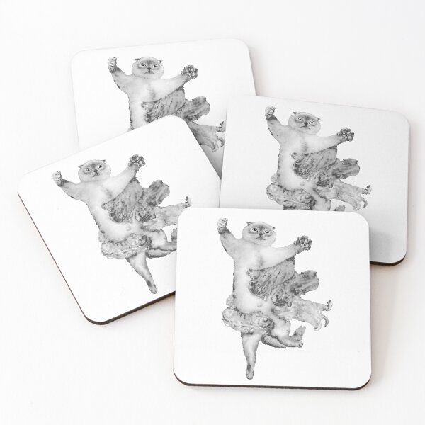 Item preview, Cat Nursing - B&W designed and sold by Motherhood  Illustrated.