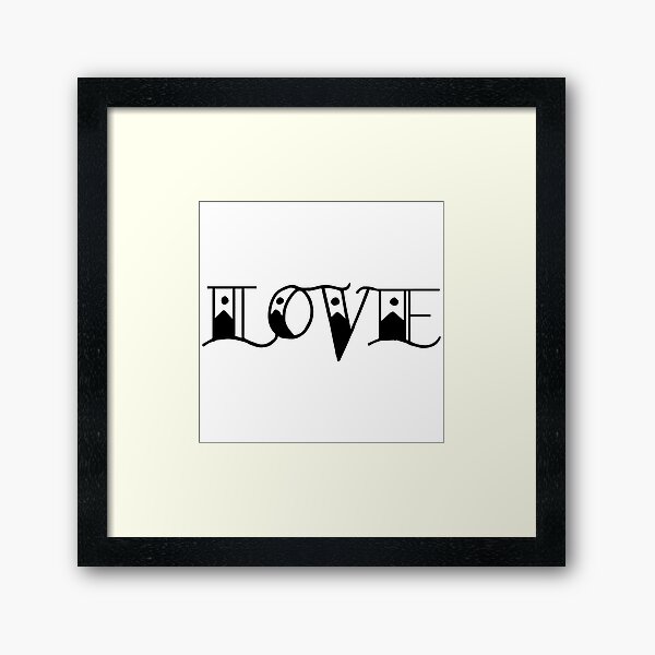 Item preview, Love - Traditional tattoo typography designed and sold by 86Gaz.