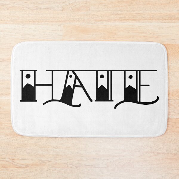 Item preview, Hate - Traditional tattoo typography designed and sold by 86Gaz.
