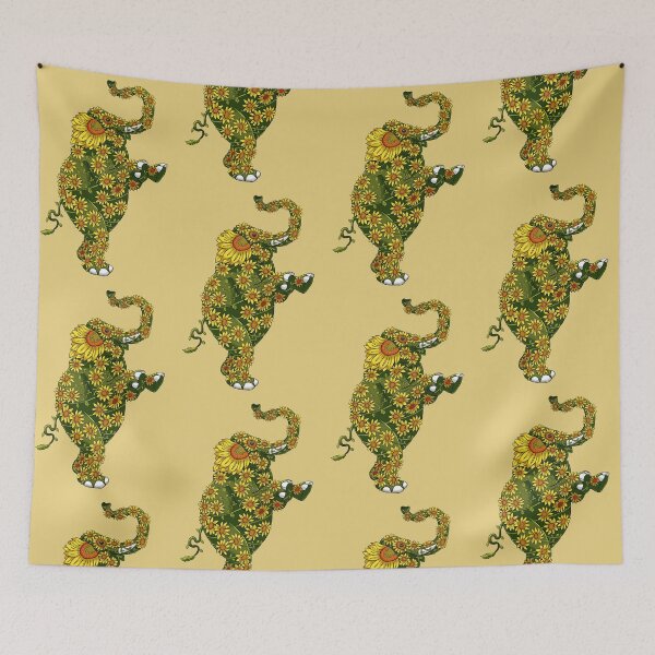 Item preview, Elephant Sunflower designed and sold by Chutakoopas.