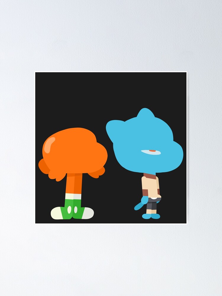 Gumball and darwin on a volcano