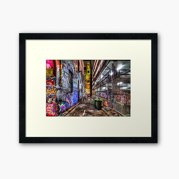 Hosier Lane Framed Art Print