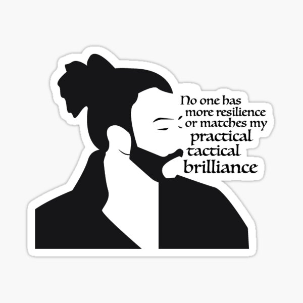 La Fayette Lyric Silhouette Sticker