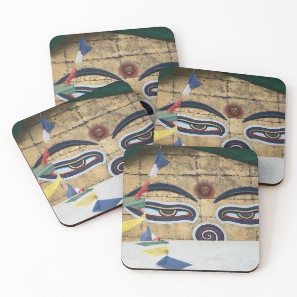 Item preview, Swayambhunath stupa Eye Buddha Kathmandu designed and sold by RaimondKlavins.